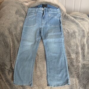 White House Black Market Men's Light Blue Straight Jeans